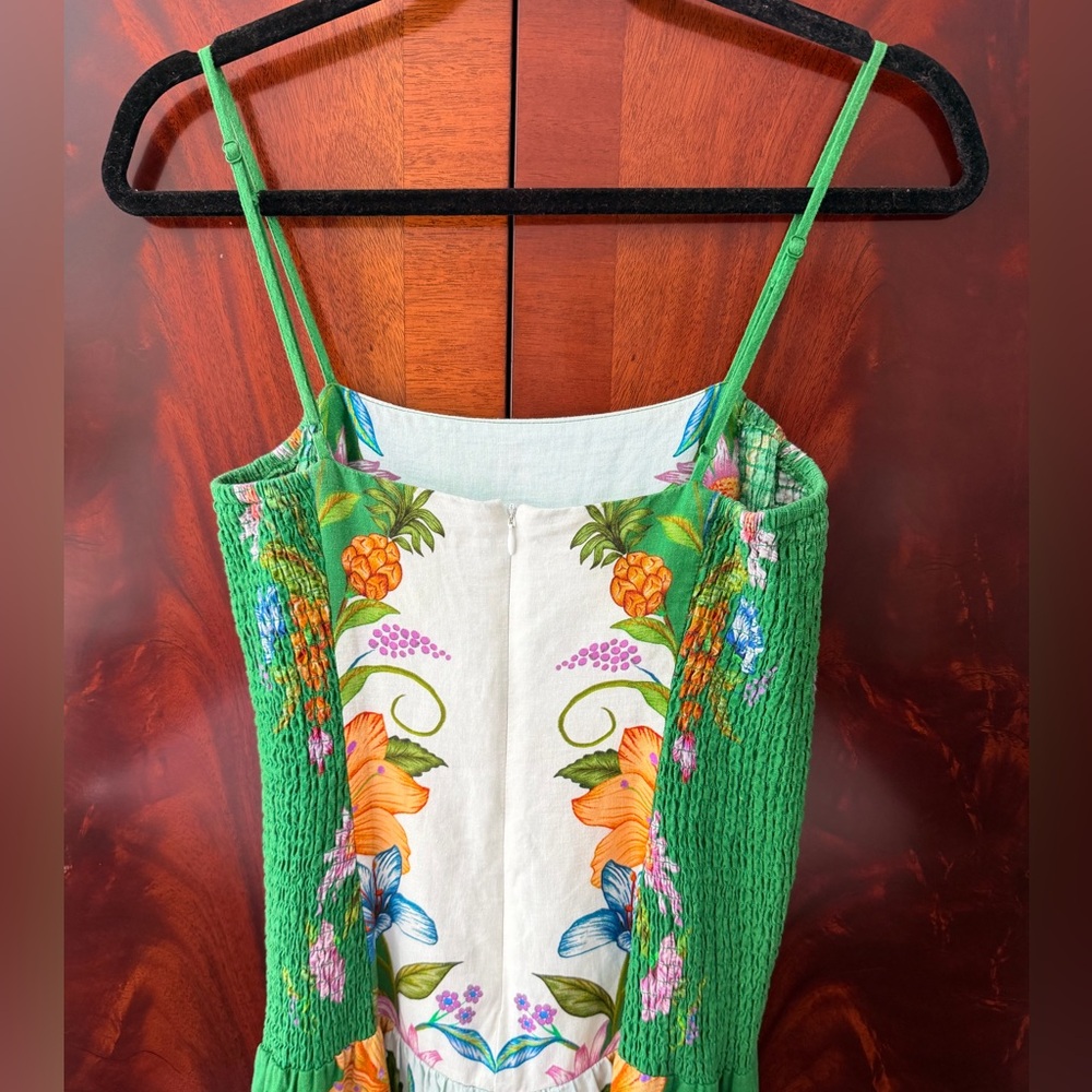 NWT Farm Rio Sweet Bloom Dreamscape Midi Dress M - Picture 11 of 17